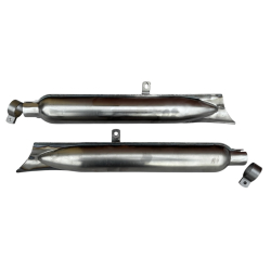 Komplet tłumików tłumiki  wydechowe M-72 rybki  SUROWY